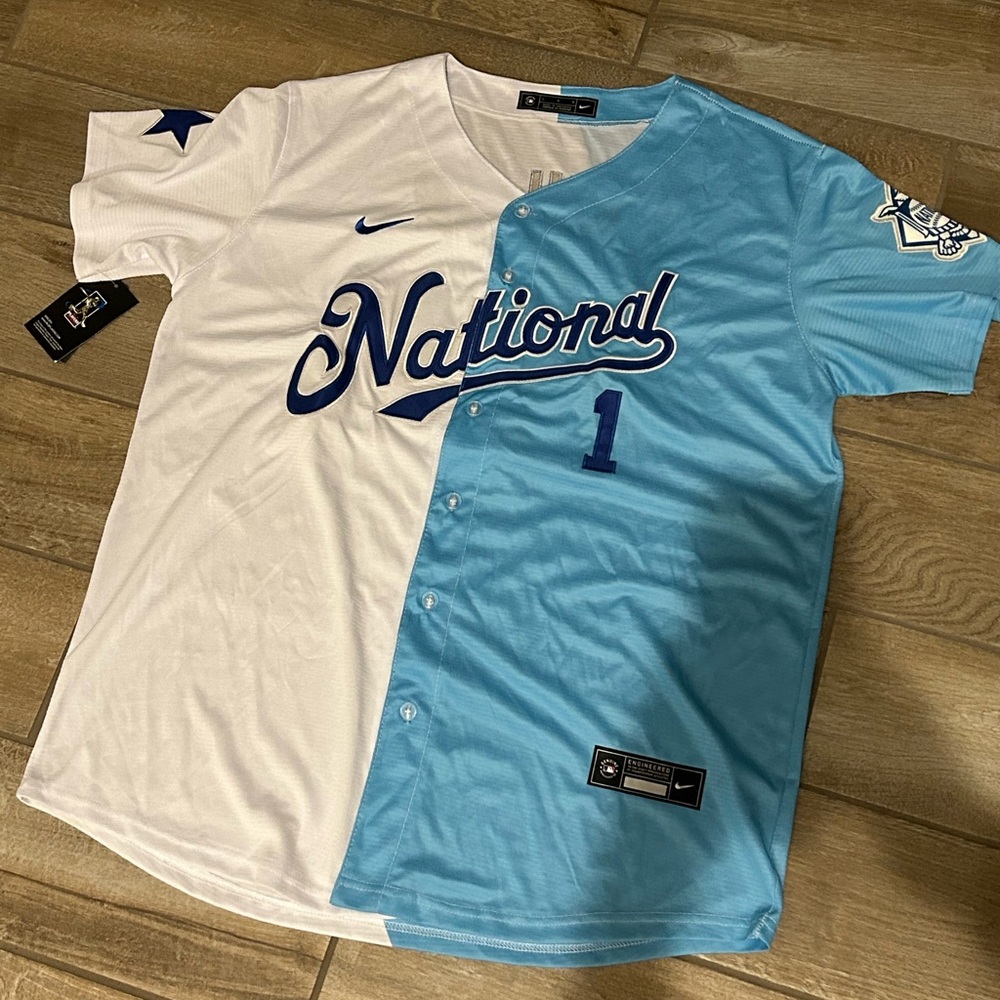 Nike National League All-Star Futures Game split jersey Lawlar 1 New with tags L